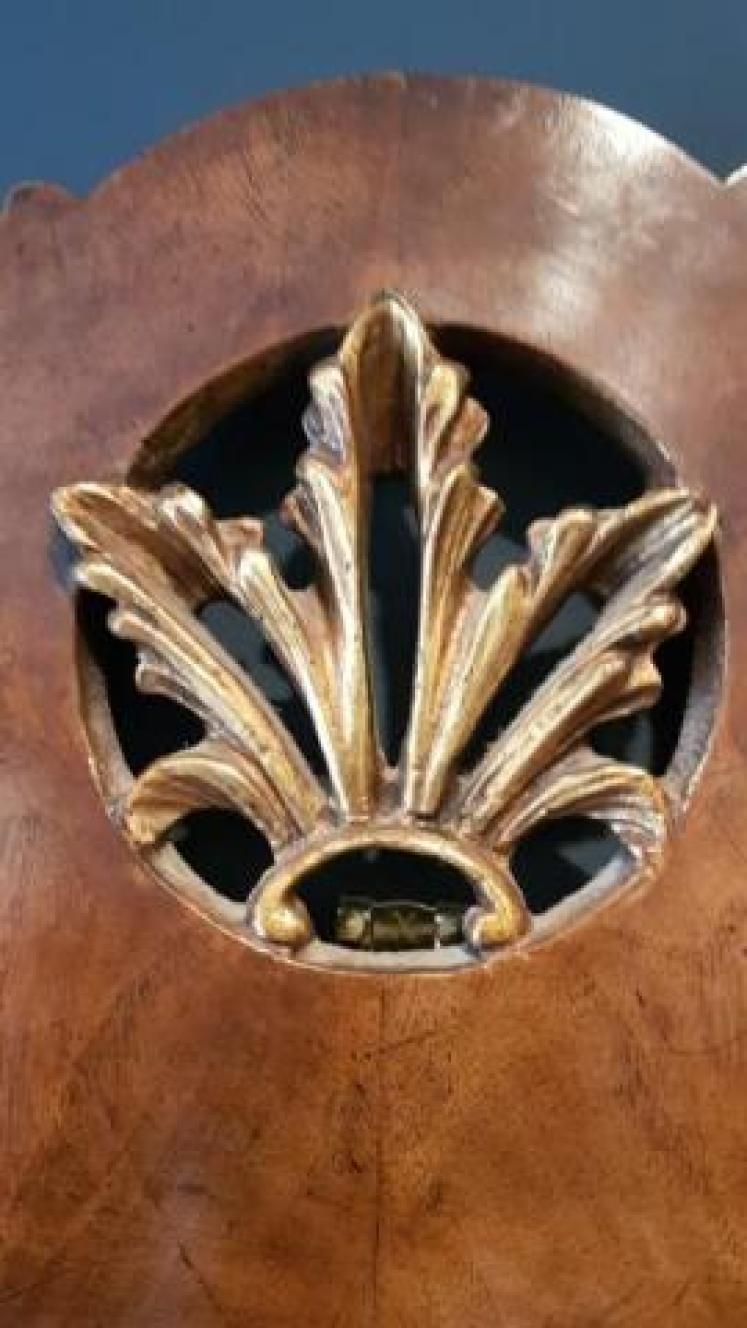 Walnut and Parcel Gilt Mirror - Image 6