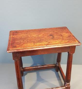 George II Oak Joint Stool