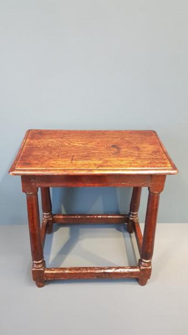 George II Oak Joint Stool - Image 2