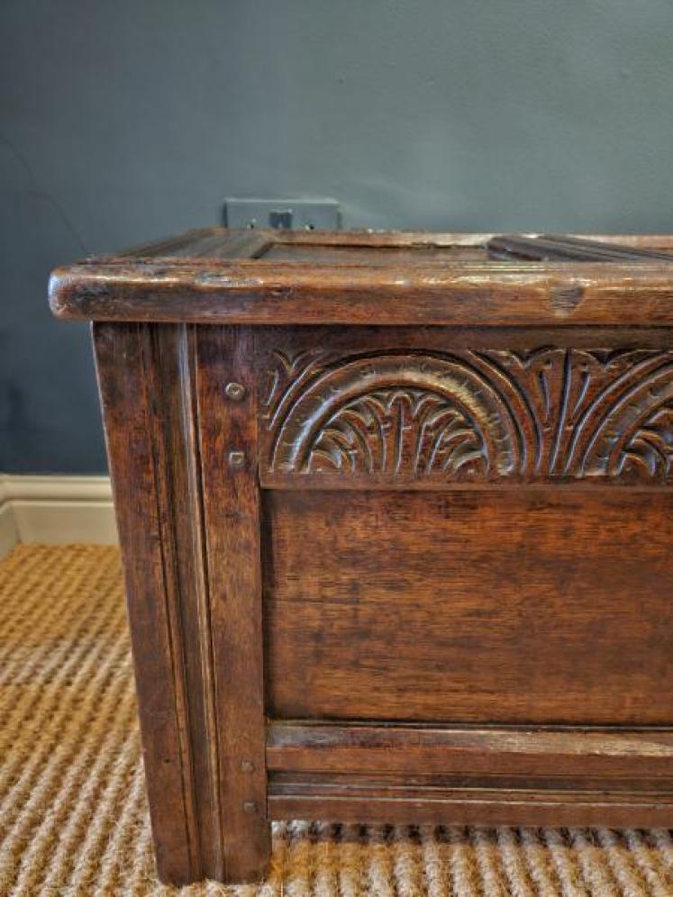 George II Oak Coffer - Image 3