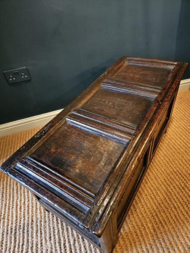 George II Oak Coffer - Image 6