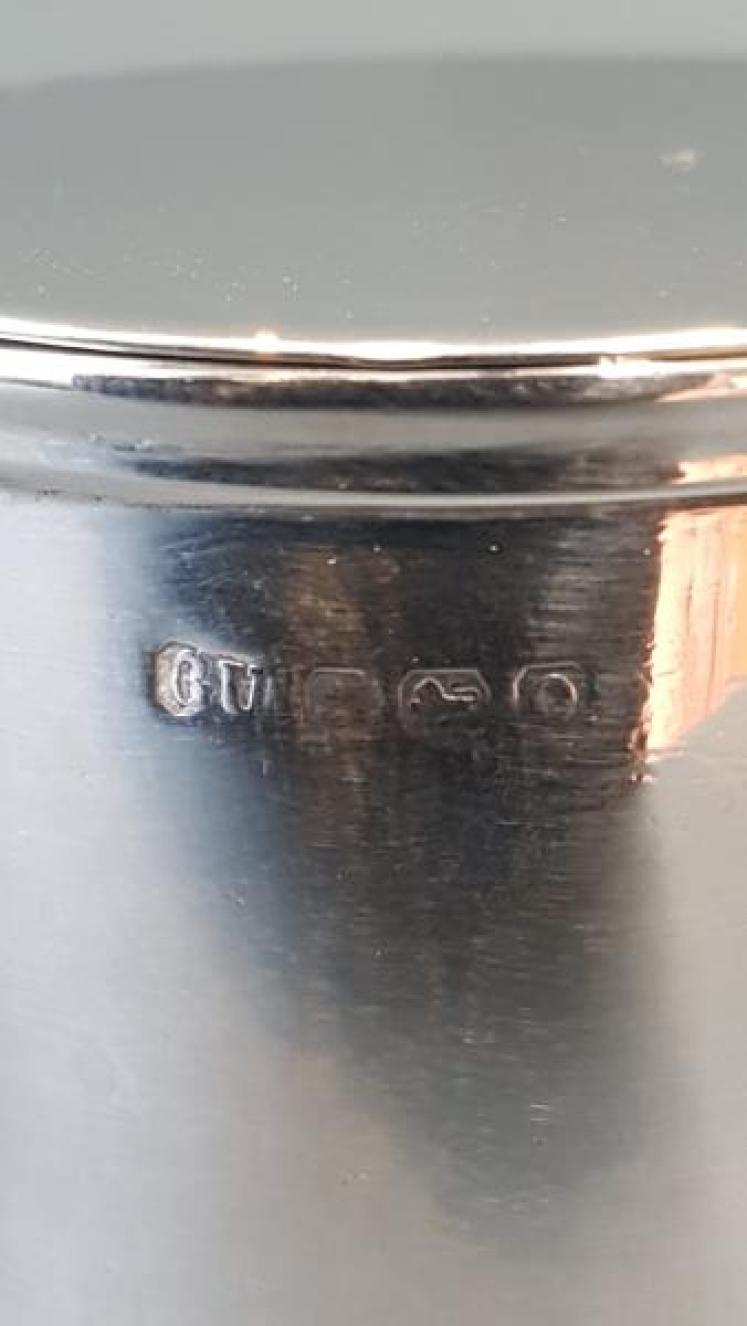 Mid Victorian Silver Mustard Pot by George Unite - Image 4