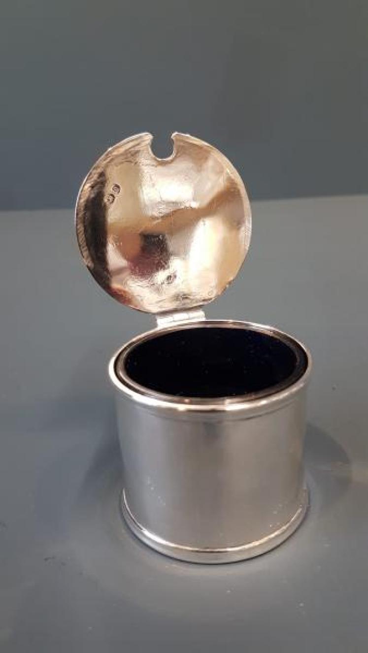Mid Victorian Silver Mustard Pot by George Unite - Image 6