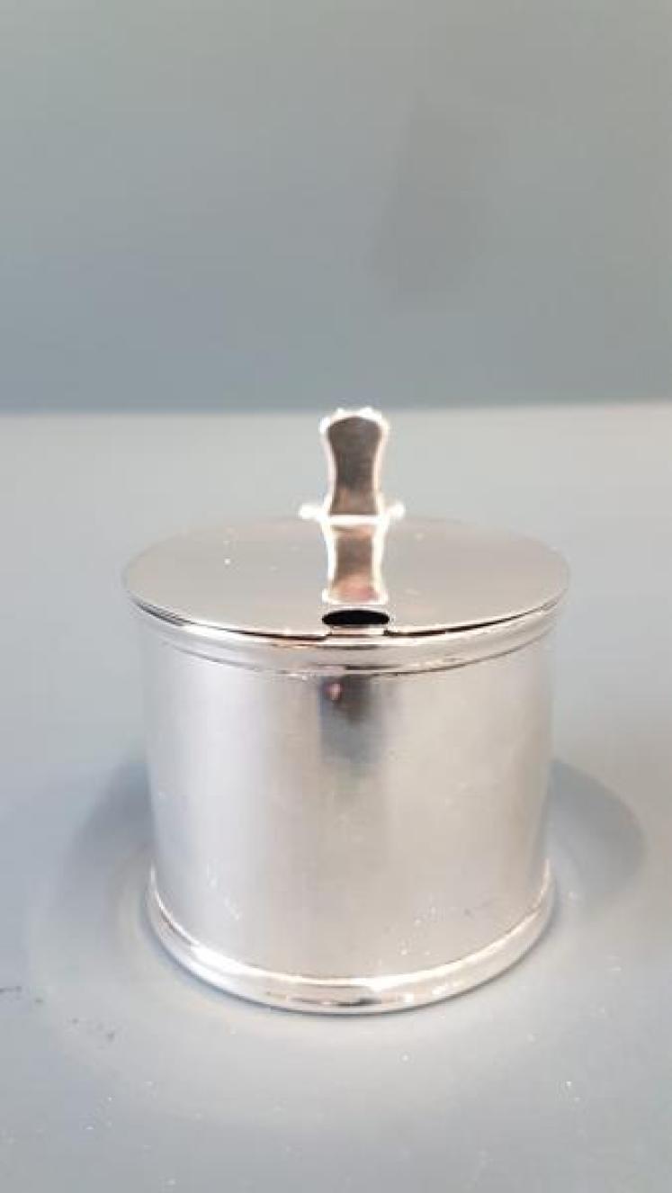 Mid Victorian Silver Mustard Pot by George Unite - Image 7