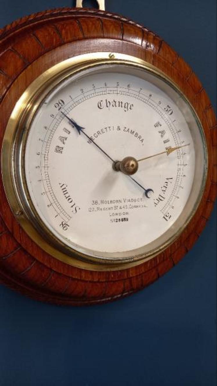 Superb Victorian Negretti & Zambra Barometer - Image 2