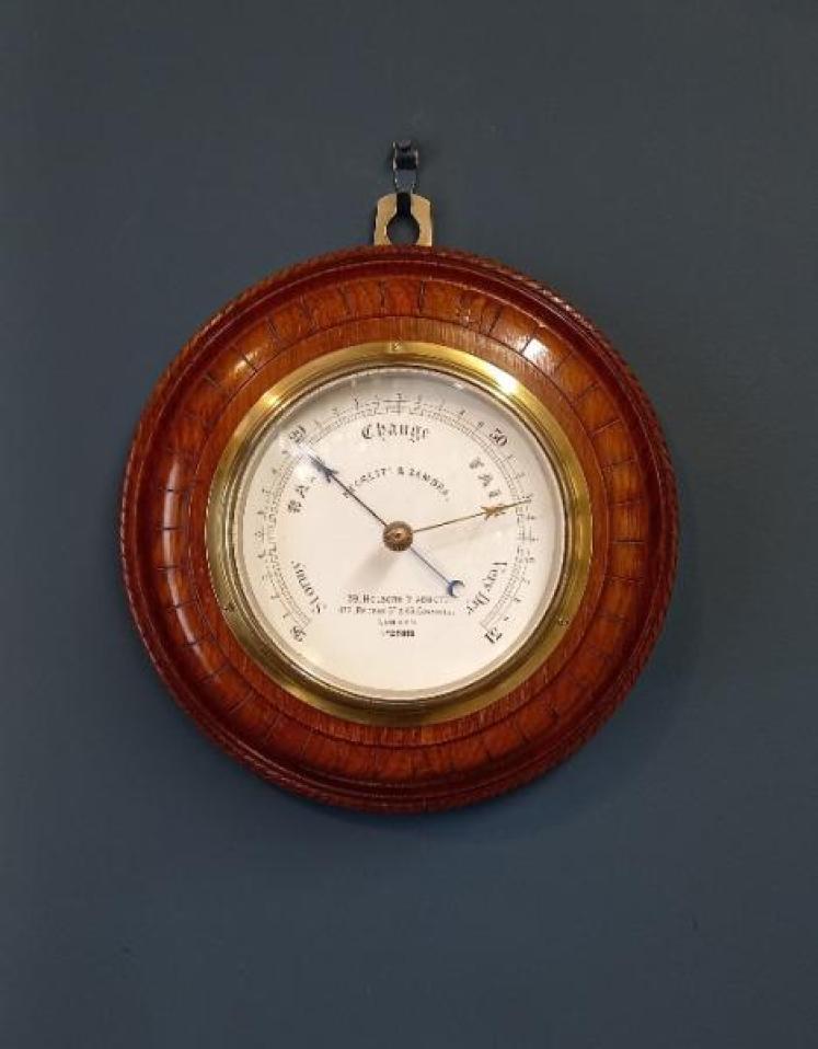 Superb Victorian Negretti & Zambra Barometer - Image 7