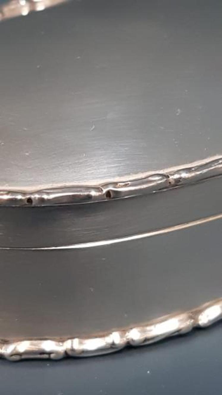 Edwardian Silver Table Snuff  - Image 6