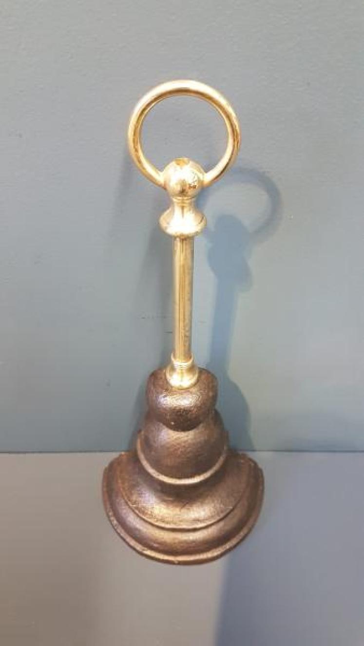 Victorian Brass and Cast Iron Door Stop  - Image 4