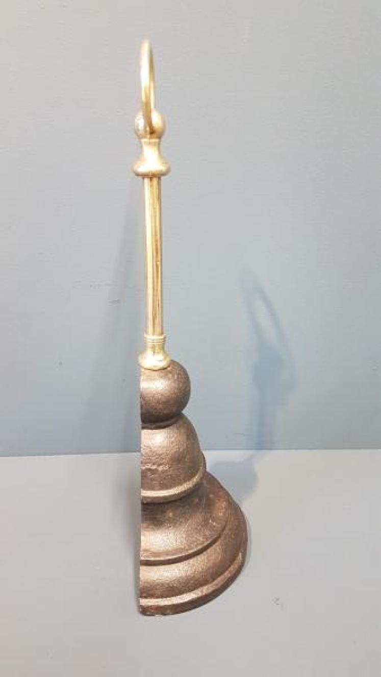 Victorian Brass and Cast Iron Door Stop  - Image 5