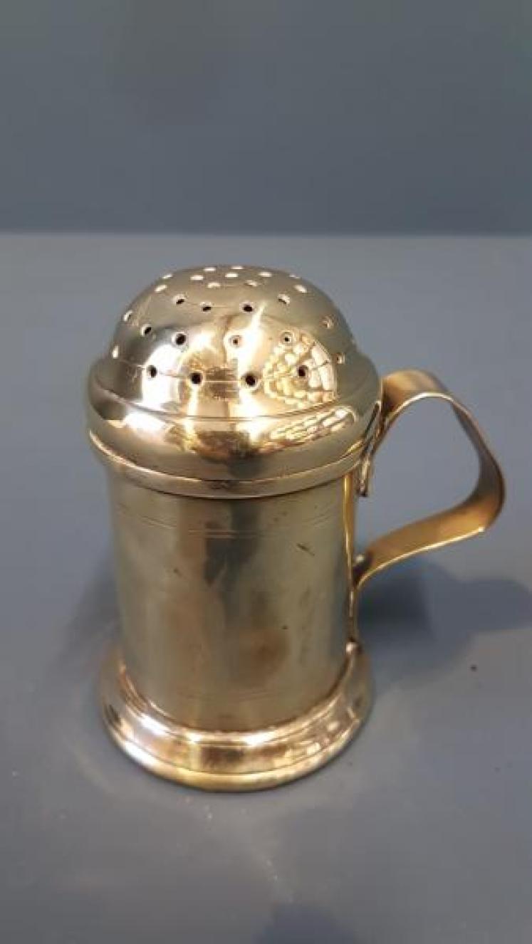 George III Brass Flour Sifter  - Image 1