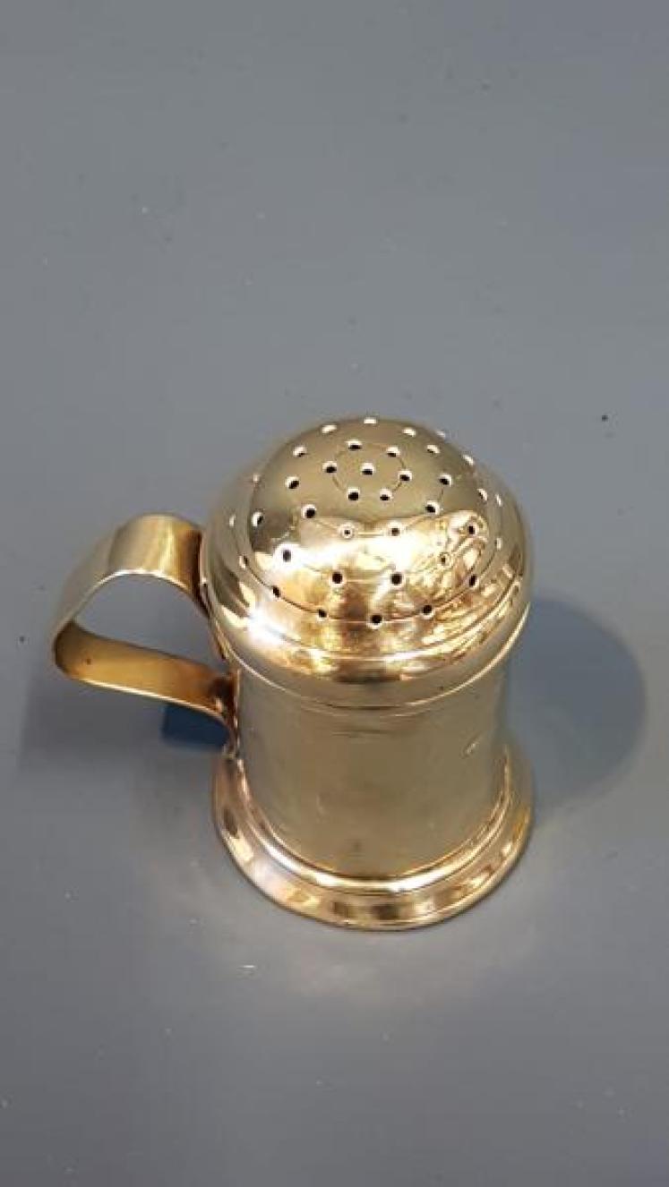 George III Brass Flour Sifter  - Image 2