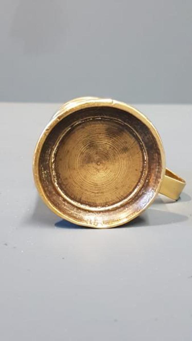 George III Brass Flour Sifter  - Image 3