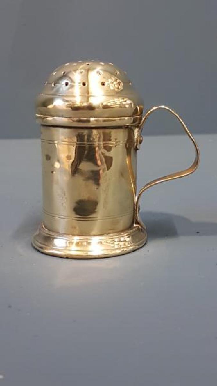 George III Brass Flour Sifter  - Image 6