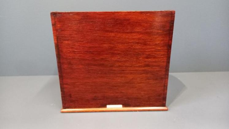 Edwardian Sheraton Inlaid Waterfall Letter Rack - Image 4