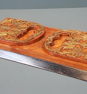 Victorian Walnut Book Slide