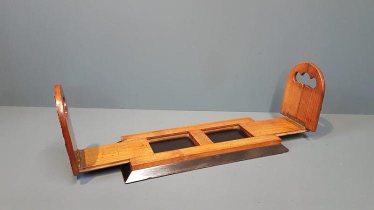 Victorian Walnut Book Slide - Image 3