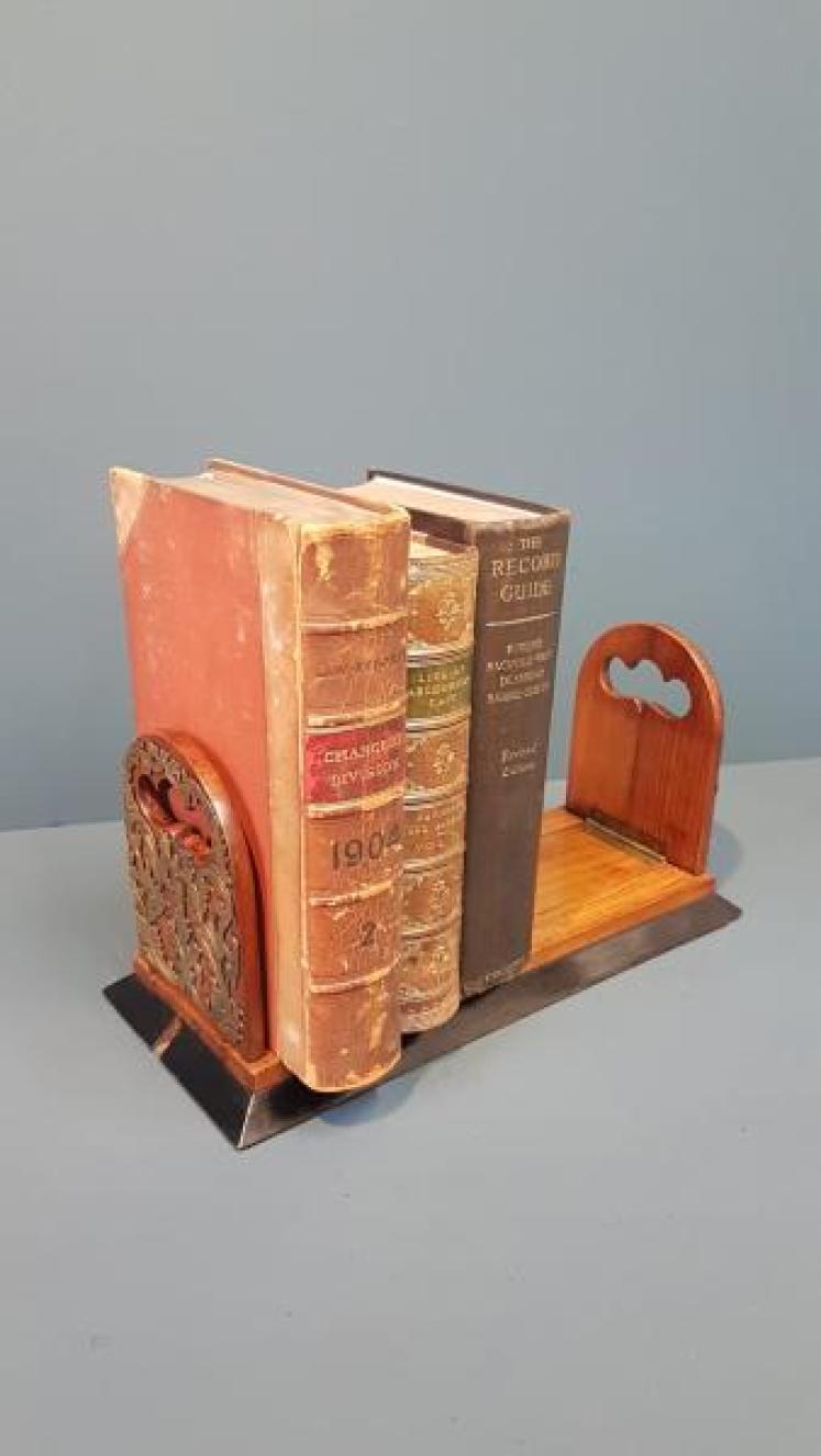 Victorian Walnut Book Slide - Image 5