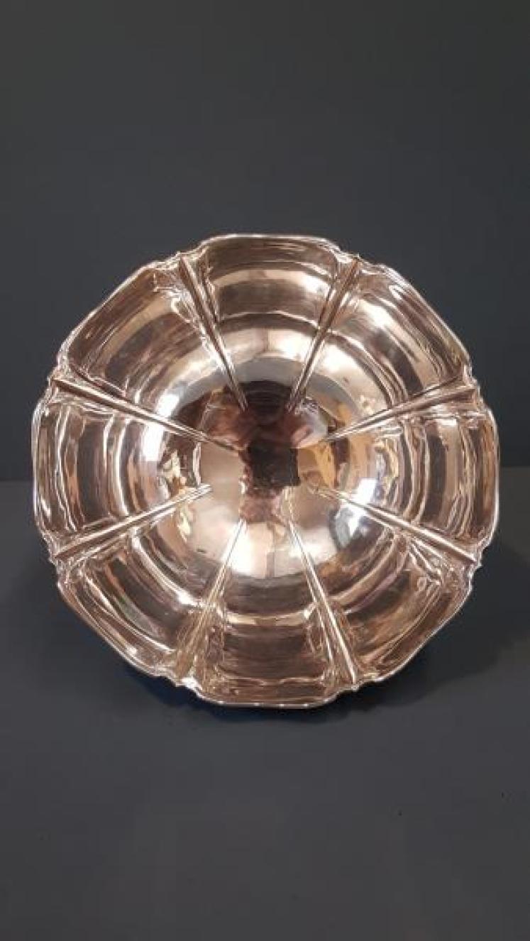Large Edwardian Solid Silver Bowl - Image 5