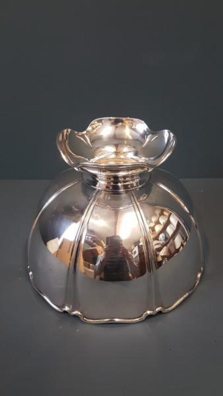 Large Edwardian Solid Silver Bowl - Image 7