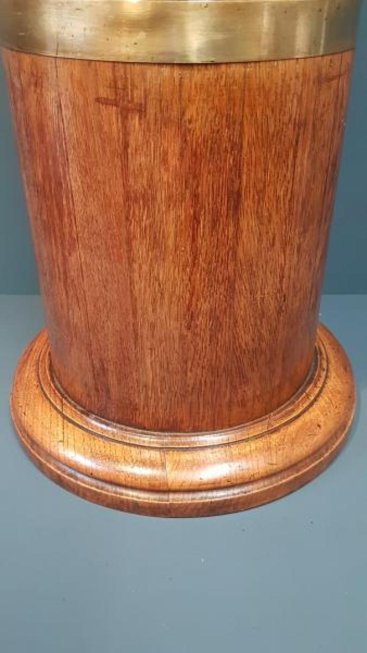 Victorian Oak Brass Bound Stick Stand - Image 6