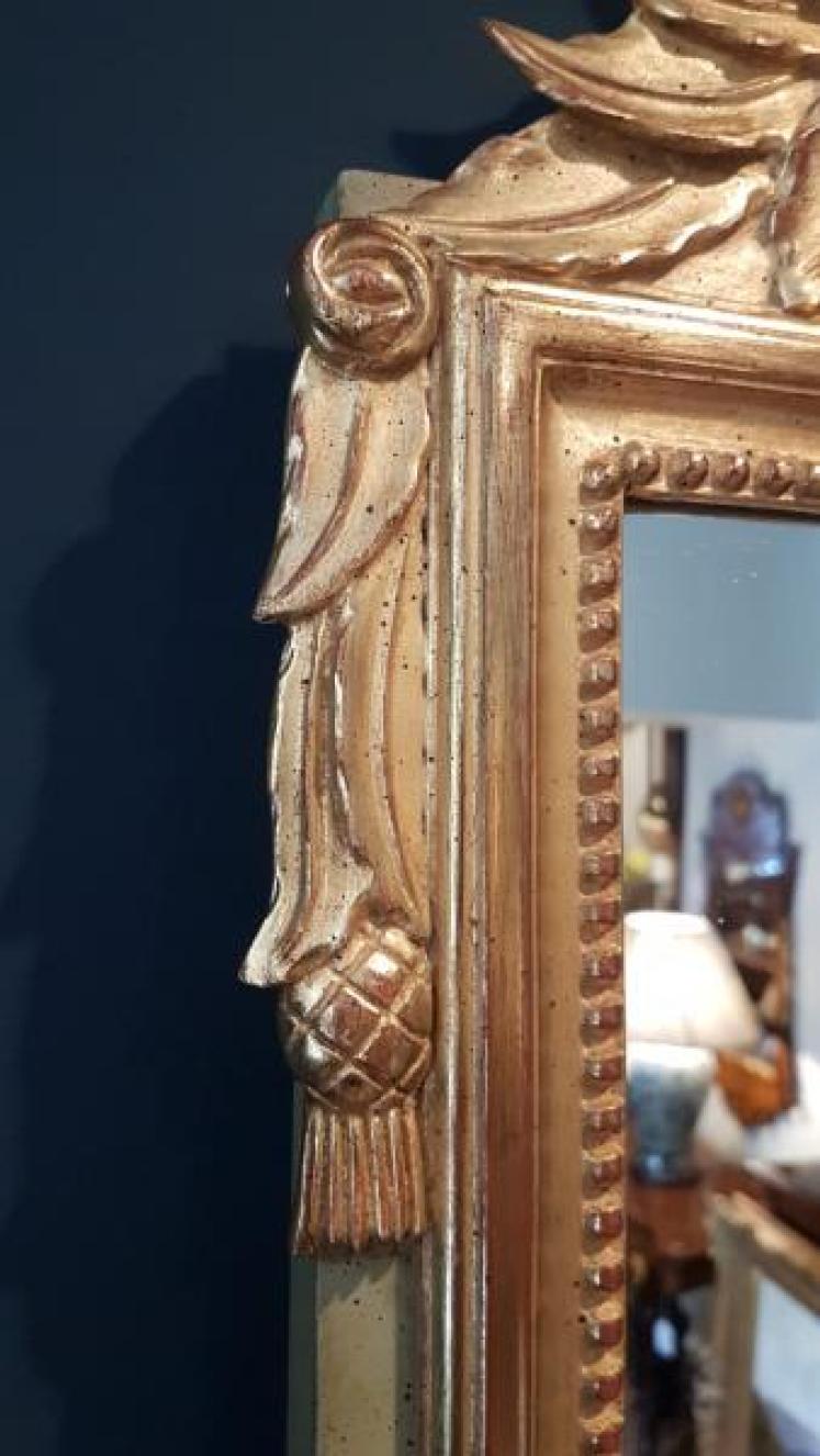 Edwardian Timber Gilt Mirror  - Image 4