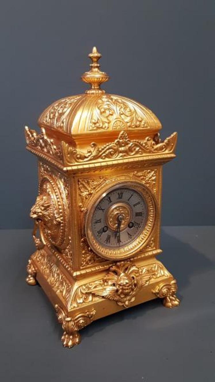 Victorian Ormolu Mantel Clock - Image 3