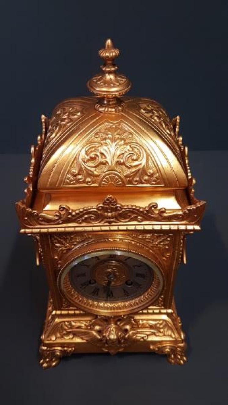 Victorian Ormolu Mantel Clock - Image 5