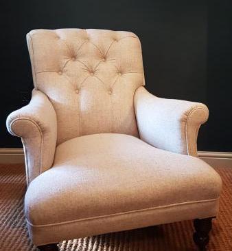 Superb Victorian Button Back Easy Chair