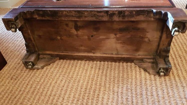 Small George II Red Walnut Bachelors Chest - Image 6