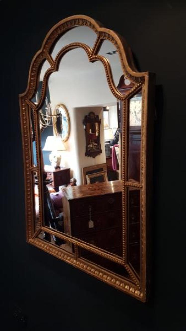 Victorian Segmented Timber Gilt Mirror - Image 2
