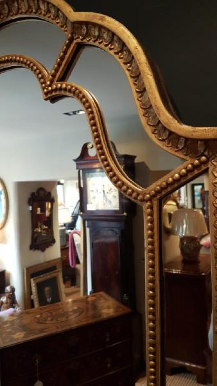 Victorian Segmented Timber Gilt Mirror - Image 3