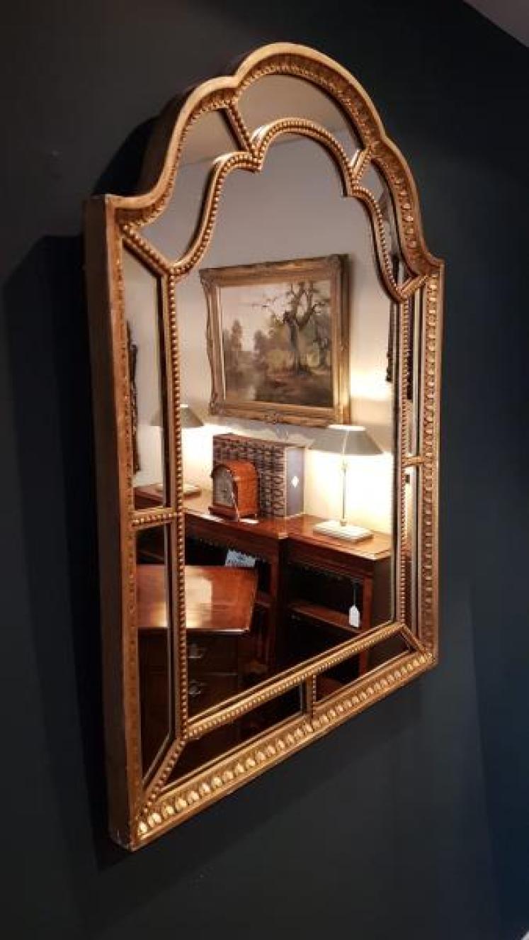 Victorian Segmented Timber Gilt Mirror - Image 5