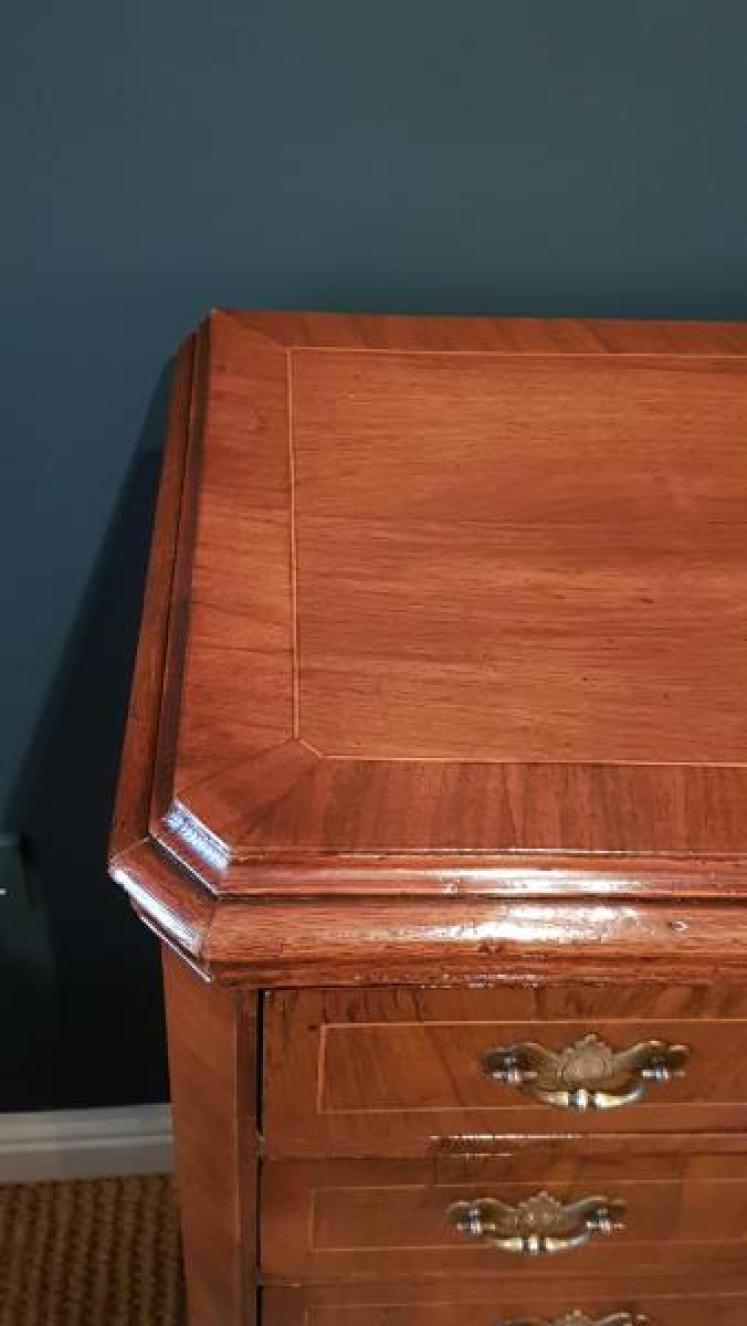 George II Walnut Norfolk Chest - Image 5