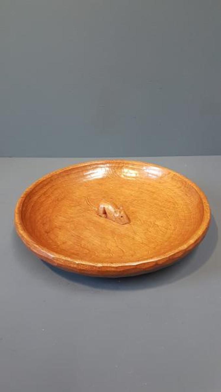 Large Thompson of Kilburn Mouseman Bowl - Image 1