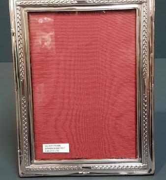 George V Portrait Size Silver Photo Frame