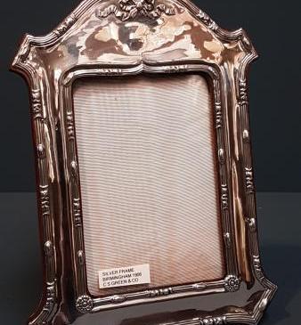 Superb Edwardian Silver Photo Frame