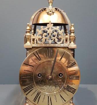 Double Fusee Lantern Clock
