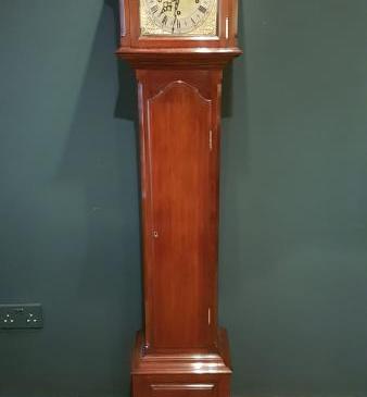 Fine Quality Edwardian Mahogany Grandmother Clock