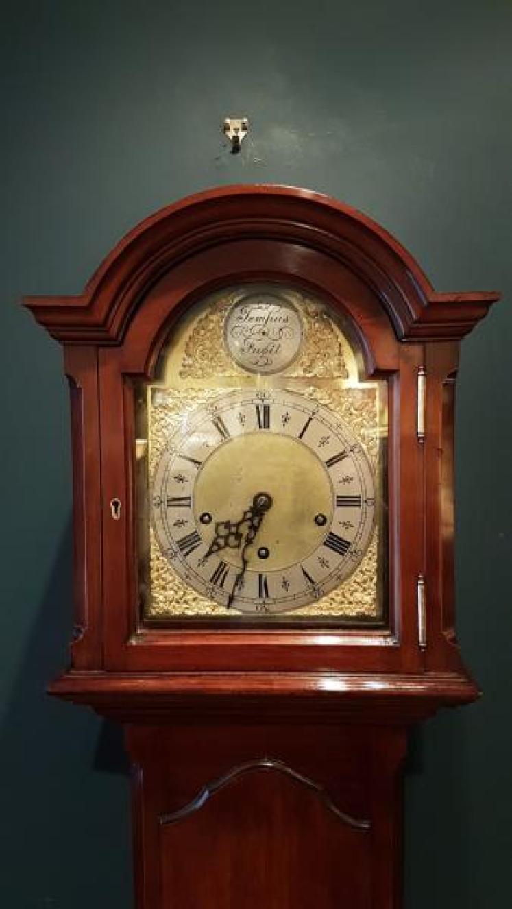Fine Quality Edwardian Mahogany Grandmother Clock - Image 2