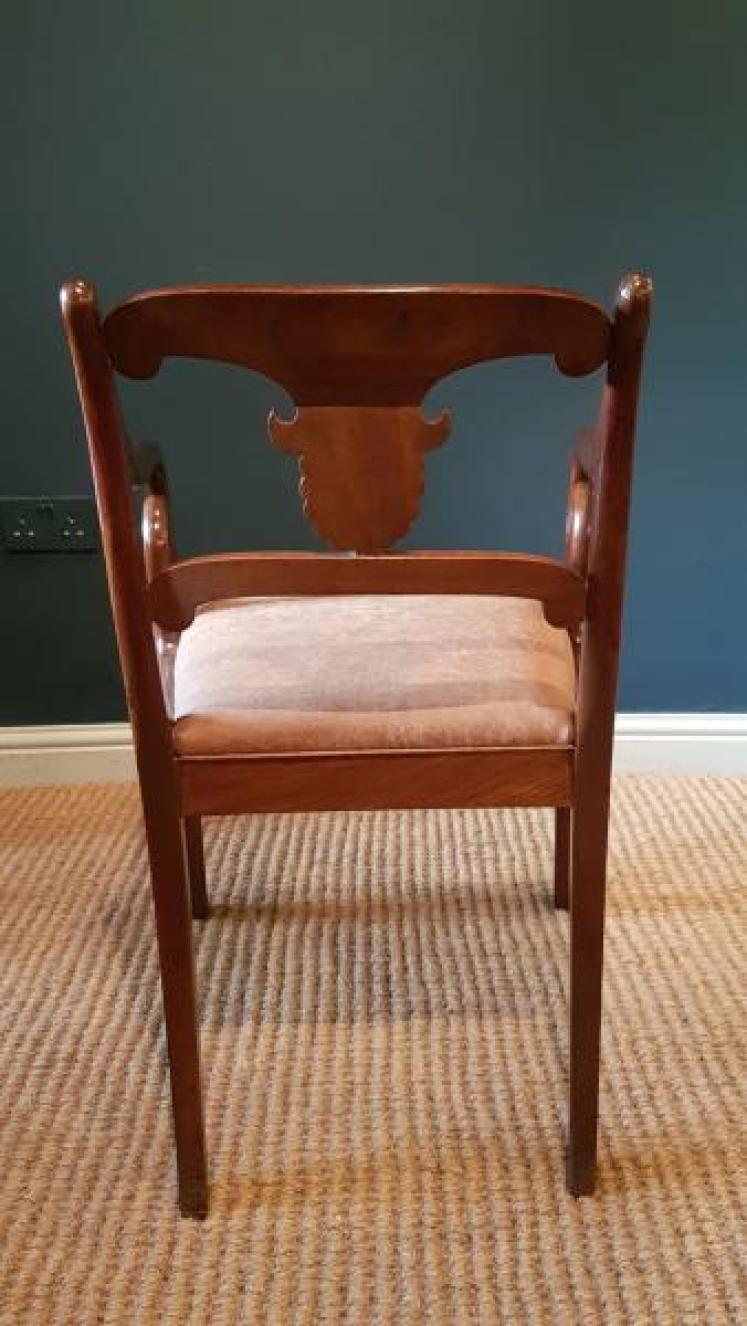 William IV Mahogany Desk Chair  - Image 4