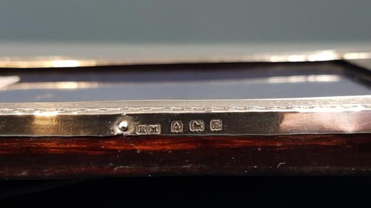 Engine Turned Silver Photo Frame  - Image 4