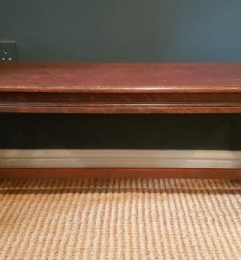 Edwardian Oak Hall or Window Seat