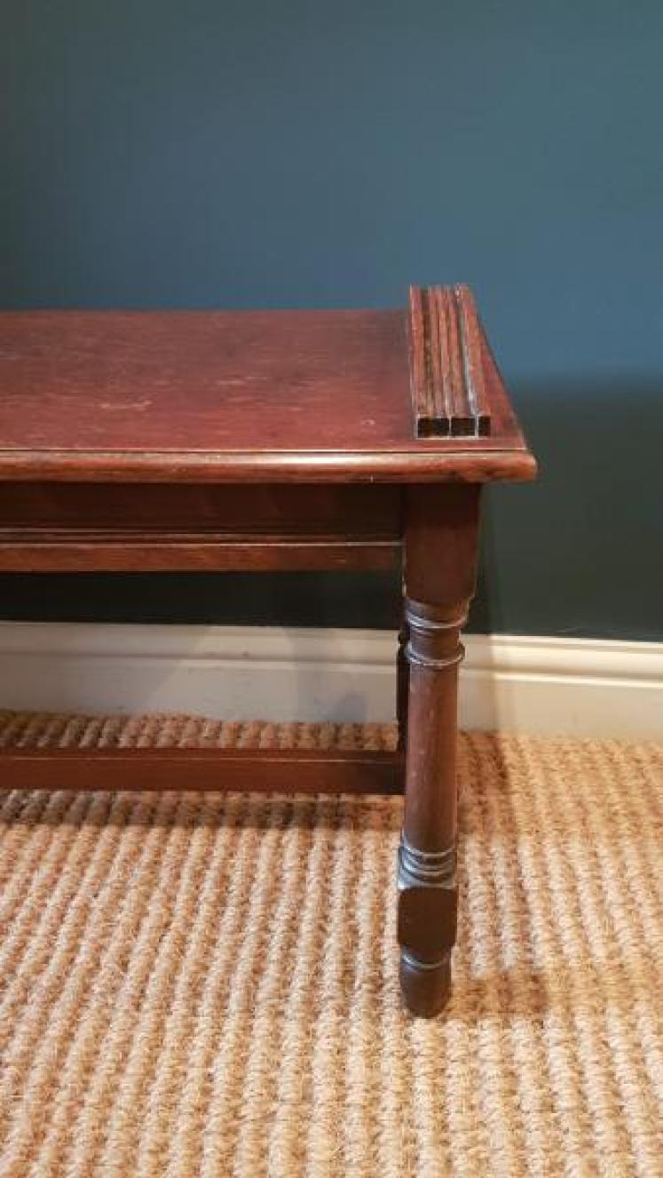 Edwardian Oak Hall or Window Seat - Image 4