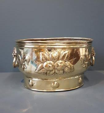 Victorian Brass Planter