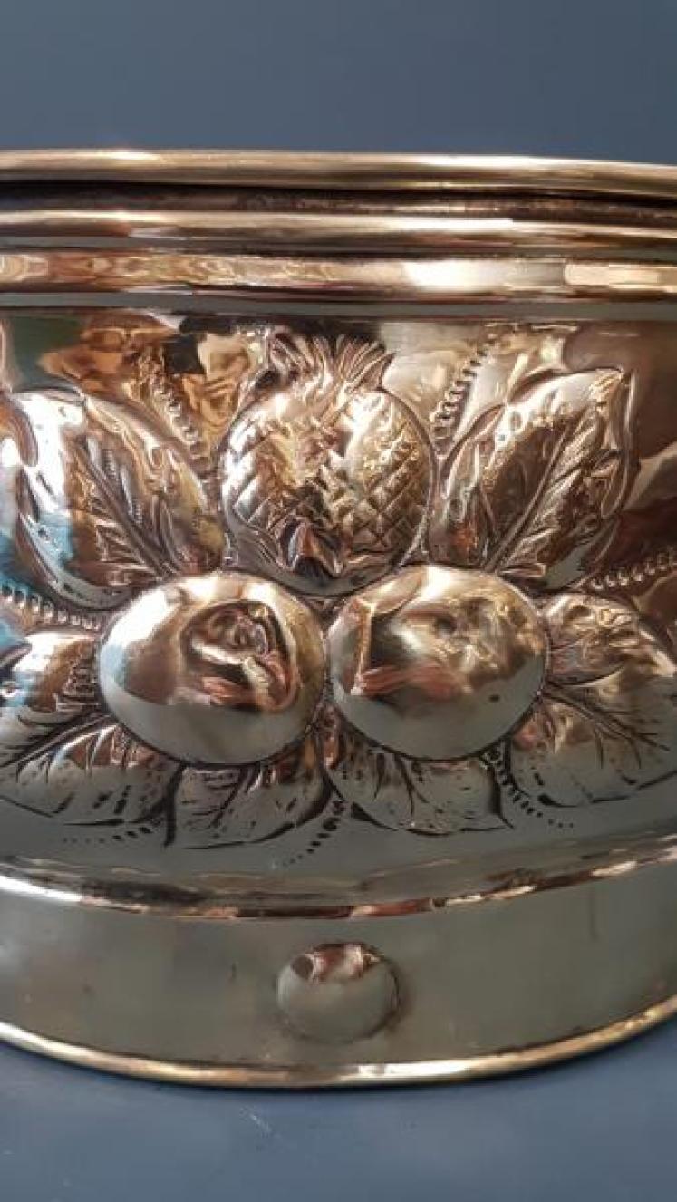 Victorian Brass Planter - Image 3