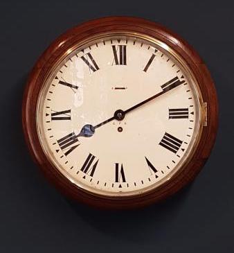 Edwardian Walnut Cased G.P.O. Dial Clock