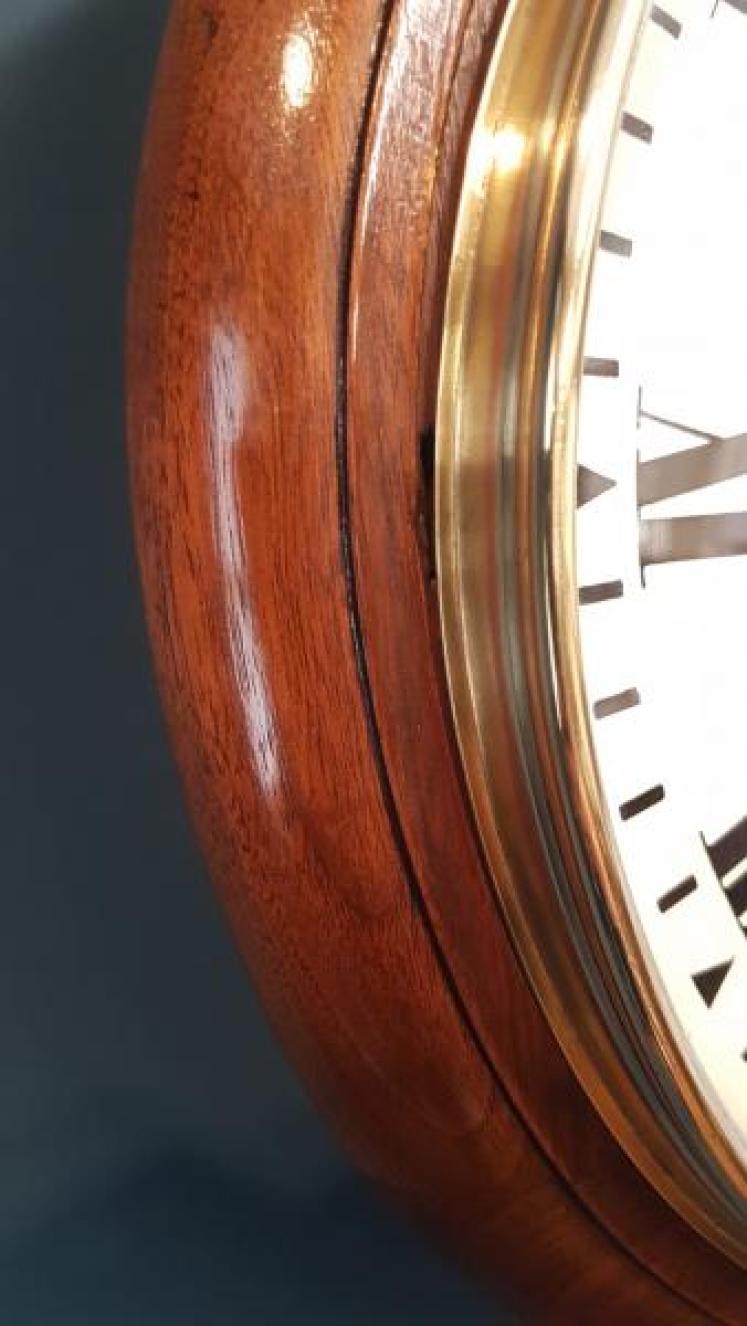 Edwardian Walnut Cased G.P.O. Dial Clock - Image 6