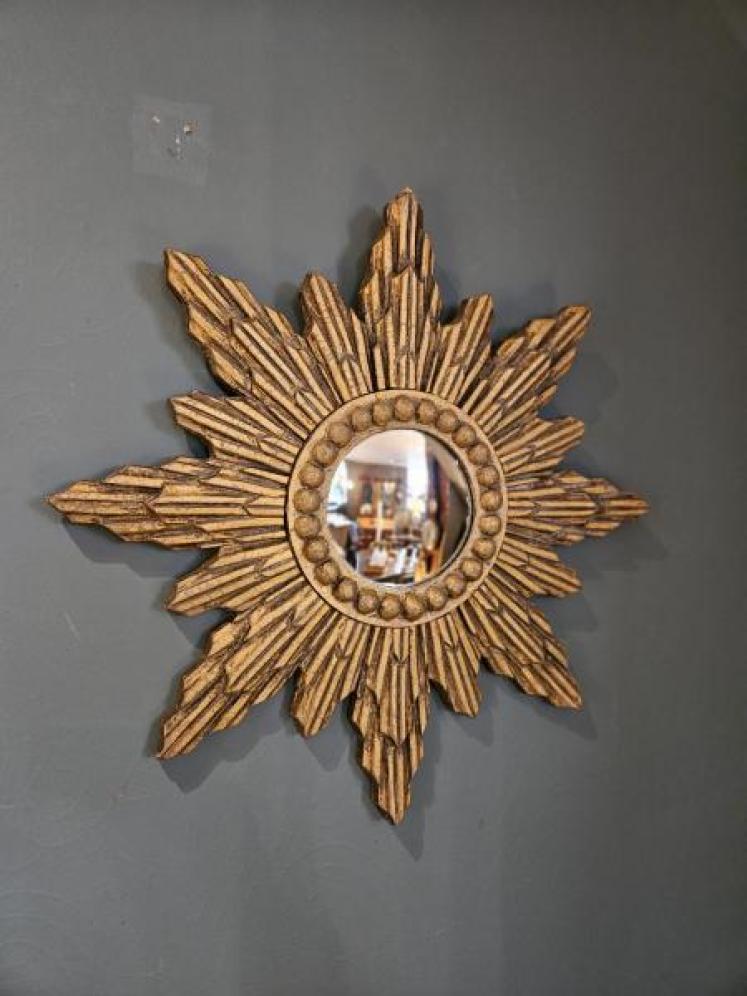 1930's Sunburst Mirror - Image 1