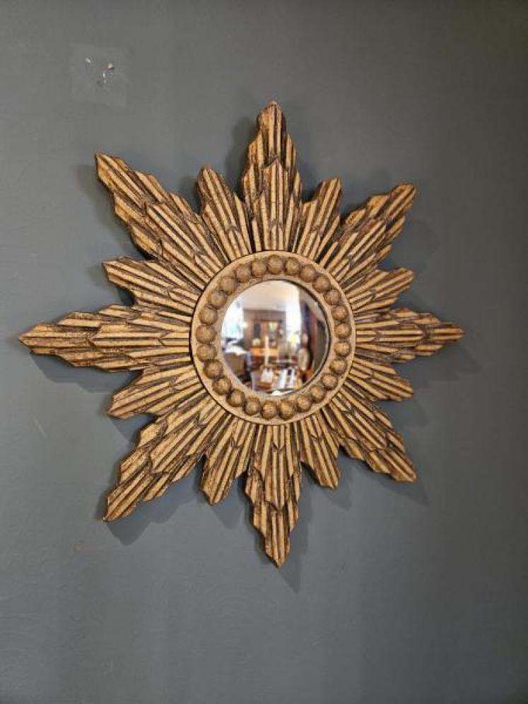 1930's Sunburst Mirror - Image 5