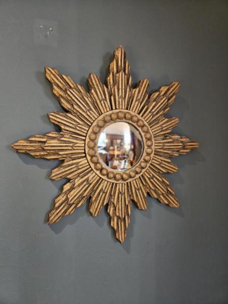 1930's Sunburst Mirror - Image 6